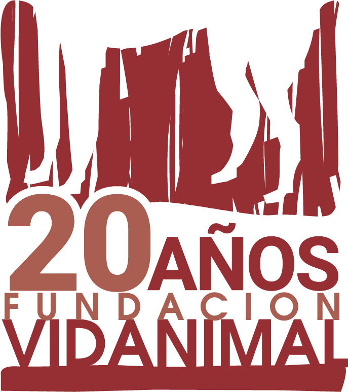 Fundación Vidanimal logo de los 20 años